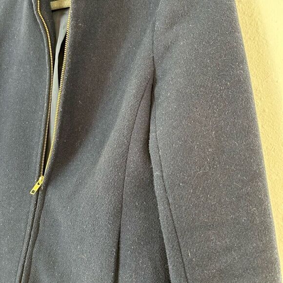 J. Crew factory village coat in navy size 0 - Picture 9 of 10